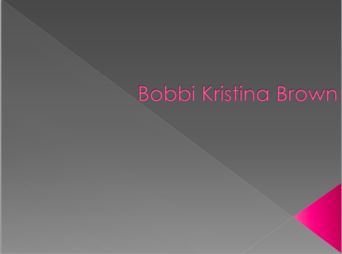 Bobbi Kristina & Curses