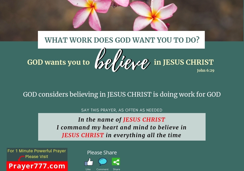 What Work Does GOD Want You To Do?
