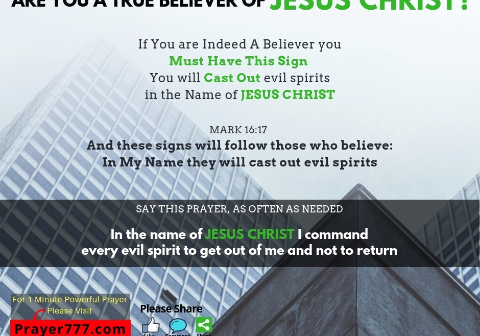 Are You A True Believer Of JESUS CHRIST