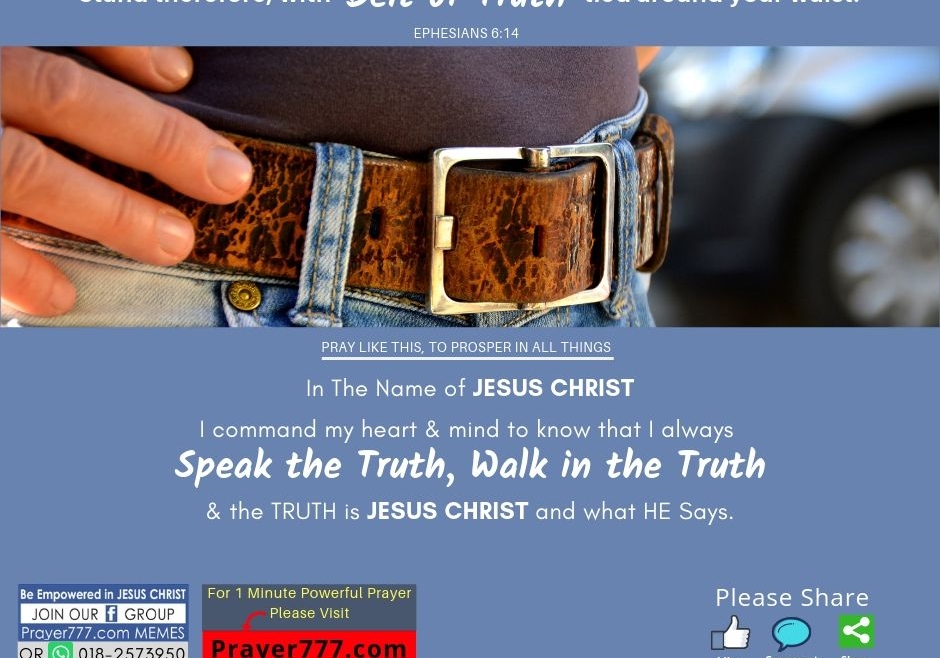 Stand Therefore, With Belt Of Truth