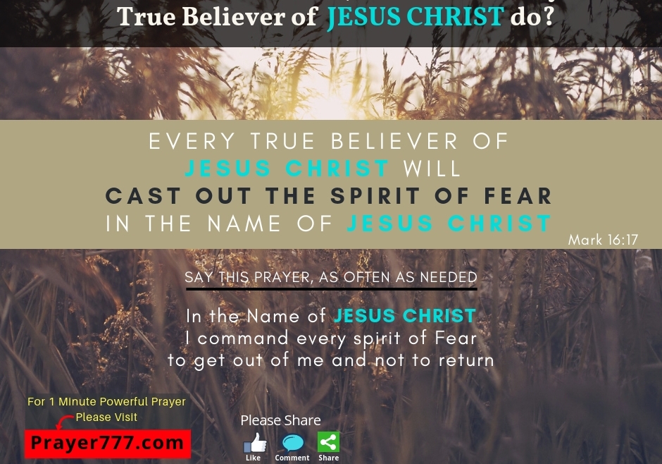 When Fear Attacks, What Will Every True Believer Of JESUS CHRIST Do?