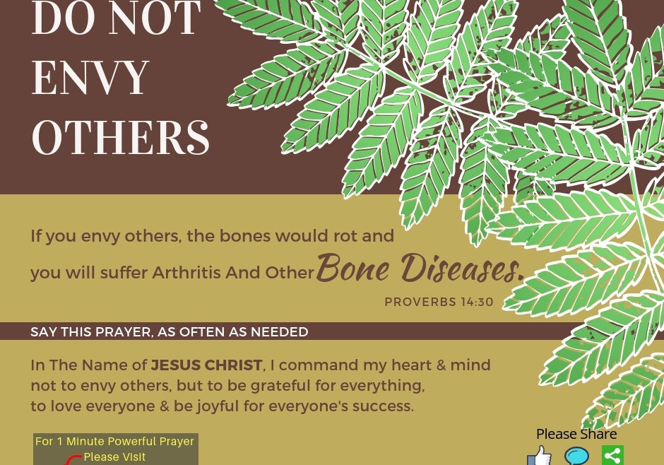 Do Not Envy Others