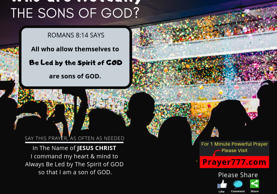 Who Are Actually, The Sons Of GOD?