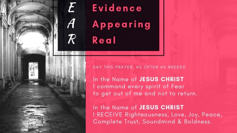 FEAR – False Evidence Appearing Real