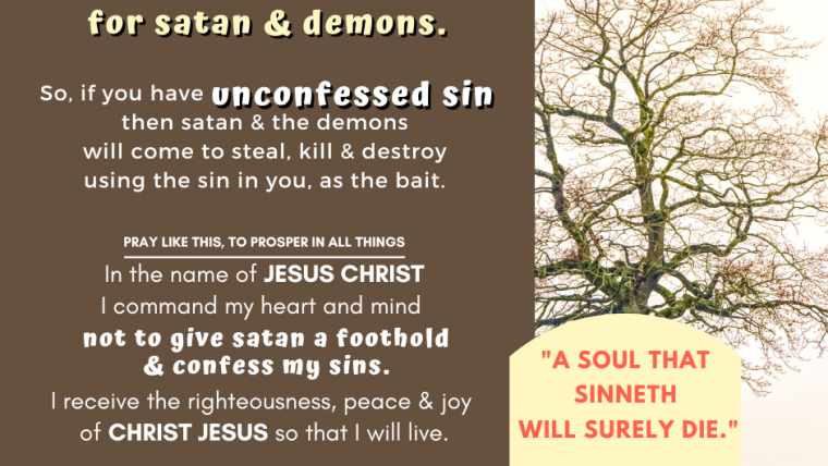 Sin Is Food For satan & demons