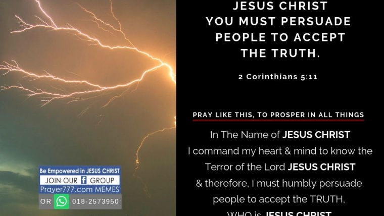 Knowing The Terror Of The Lord JESUS CHRIST