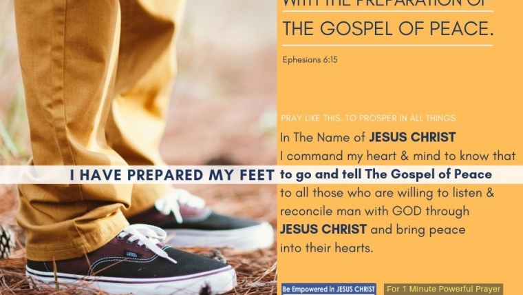 Your Feet Shod For The Gospel Of Peace